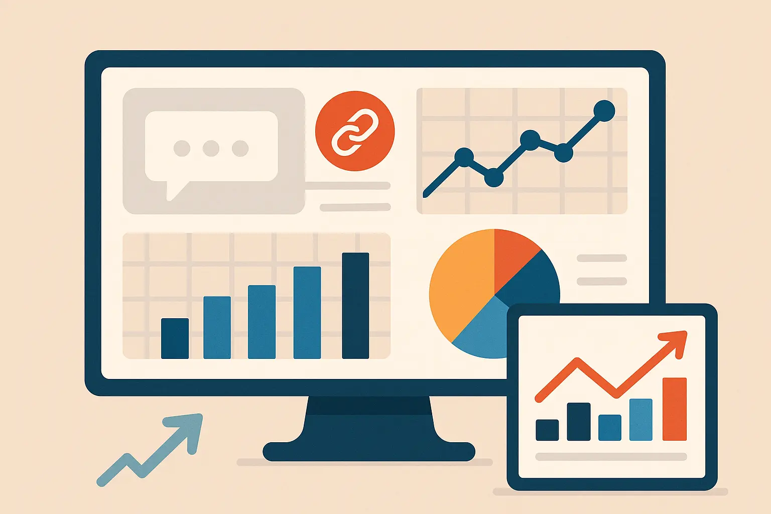 Traffic and engagement analytics dashboard