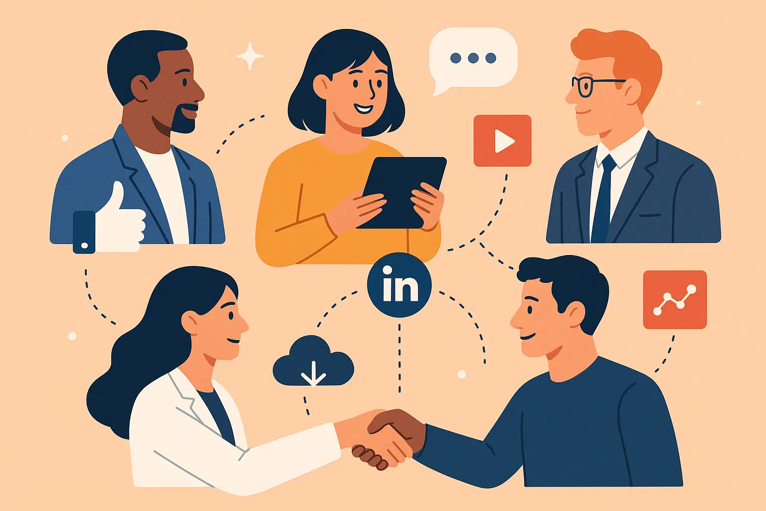 Social media relationship building