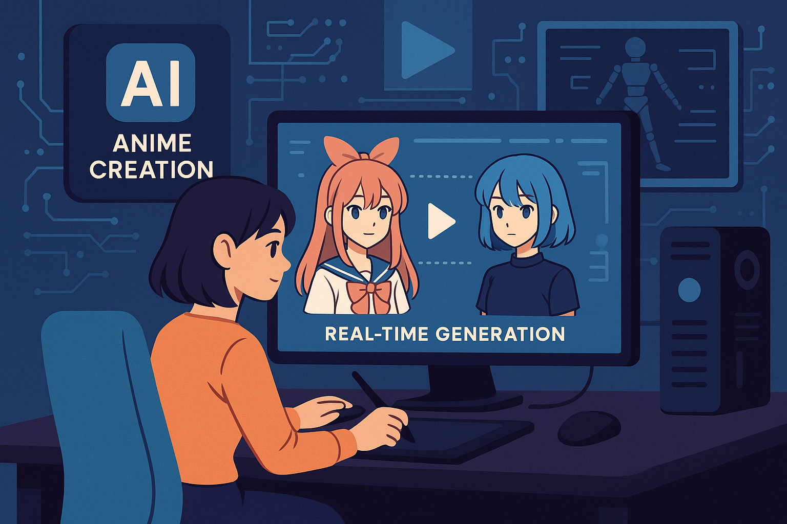 Future trends in AI anime generation
