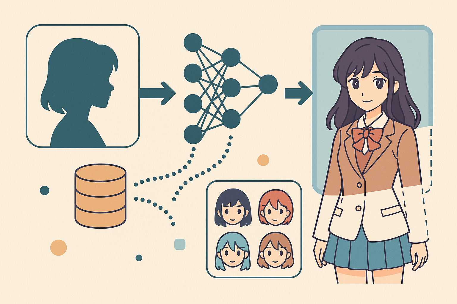 AI anime generation technology showcase