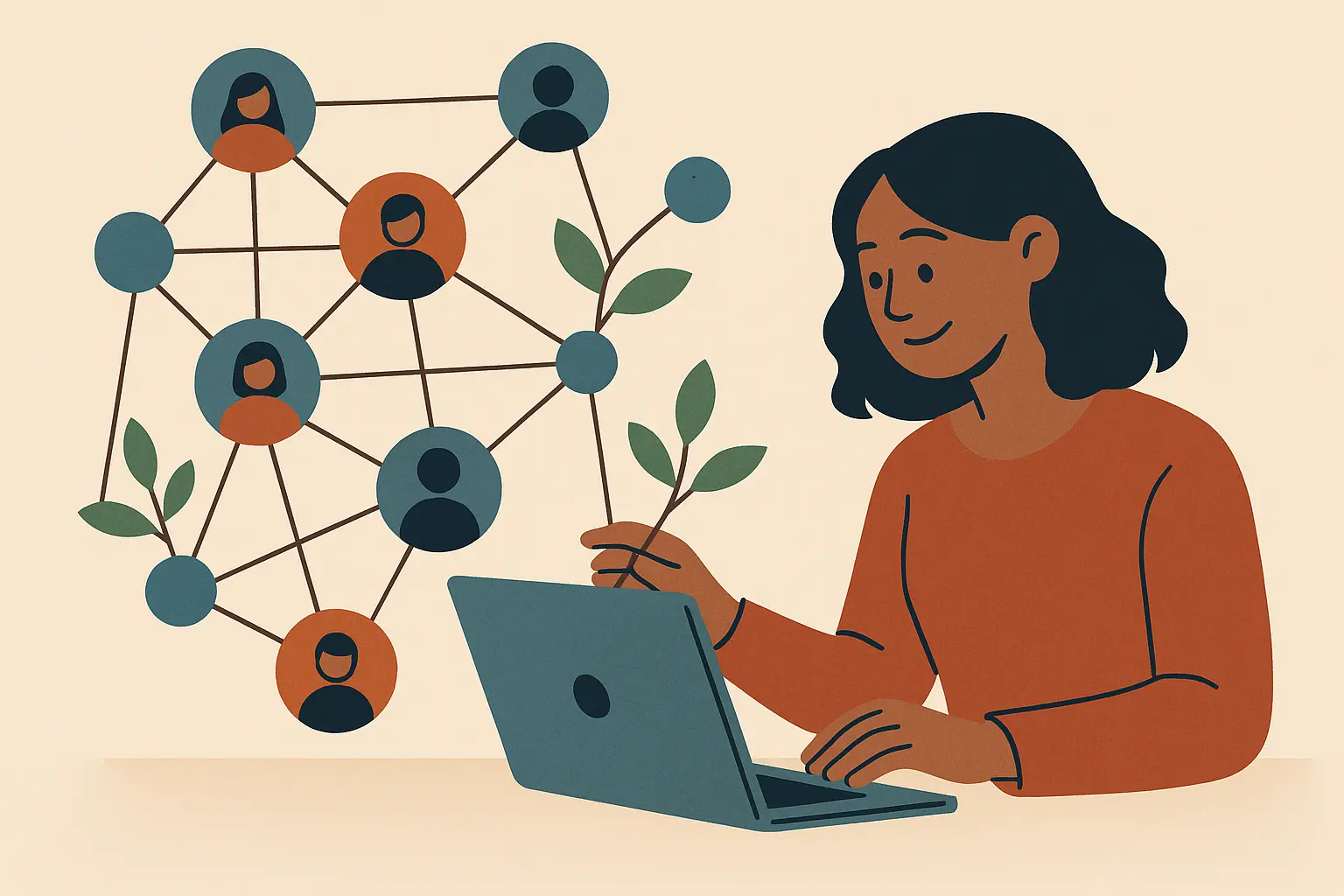 Building community presence through comments