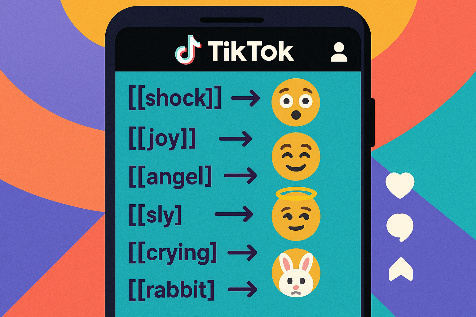 TikTok hidden communication system