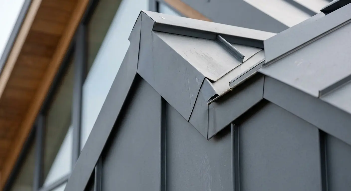 Metal roofing installation with standing seam panels
